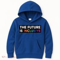 The Future Is Inclusive Disability Awareness Kids Hoodie thumb 0