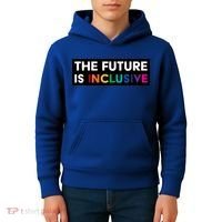 The Future Is Inclusive Disability Awareness Kids Hoodie thumb 4