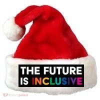 The Future Is Inclusive Disability Awareness Santa Hat thumb 0