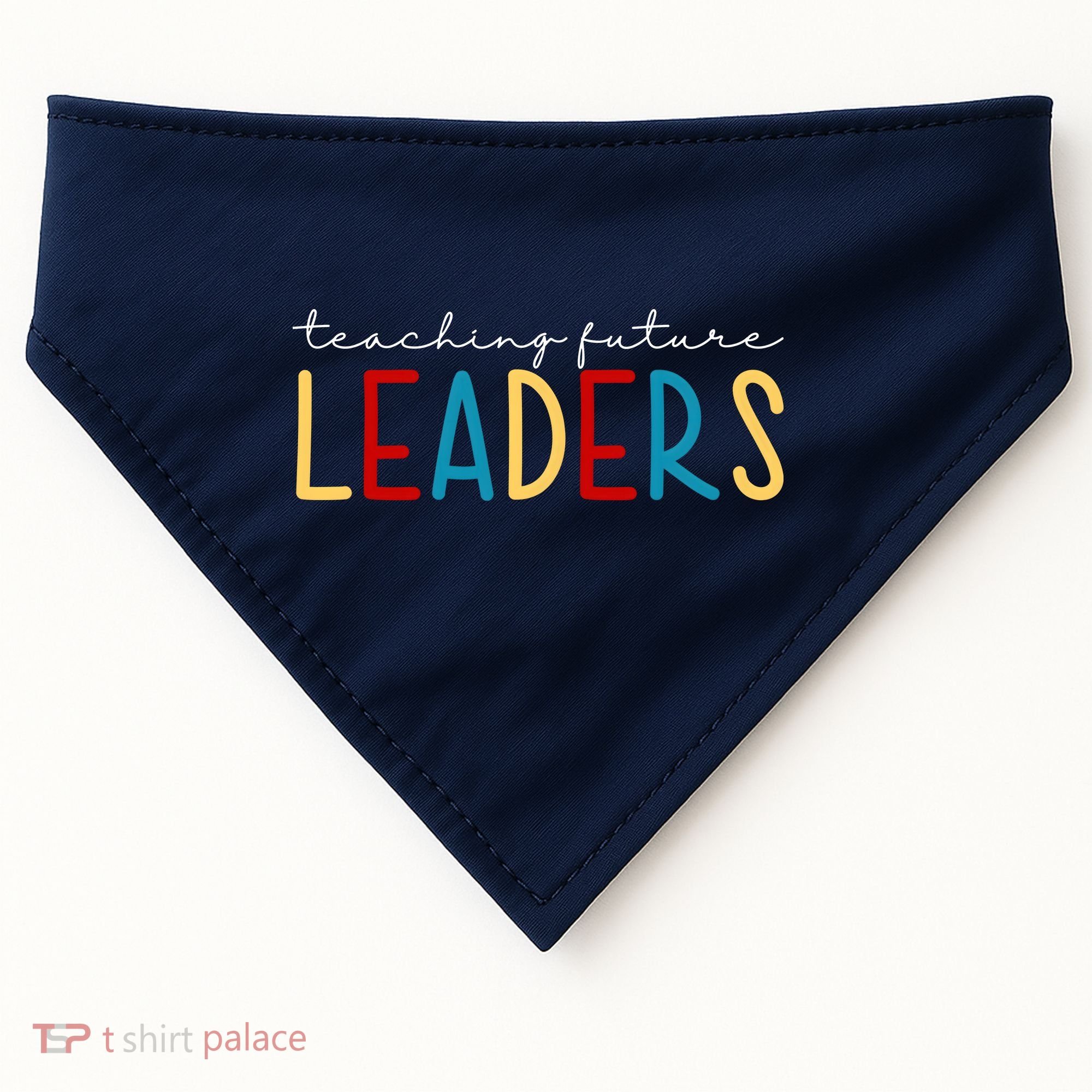 Teaching Future Leaders Gift For Teacher USA-Made Doggie Bandana