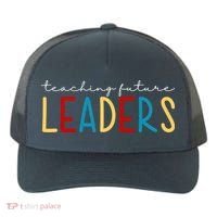 Teaching Future Leaders Gift For Teacher Yupoong Adult 5-Panel Trucker Hat thumb 0