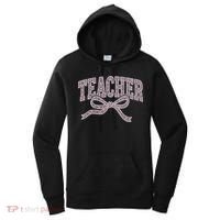 Teacher Floral Lace Coquette Teaching Teach Loves Inspire Women's Hoodie thumb 0