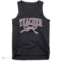 Teacher Floral Lace Coquette Teaching Teach Loves Inspire Tank Top thumb 0