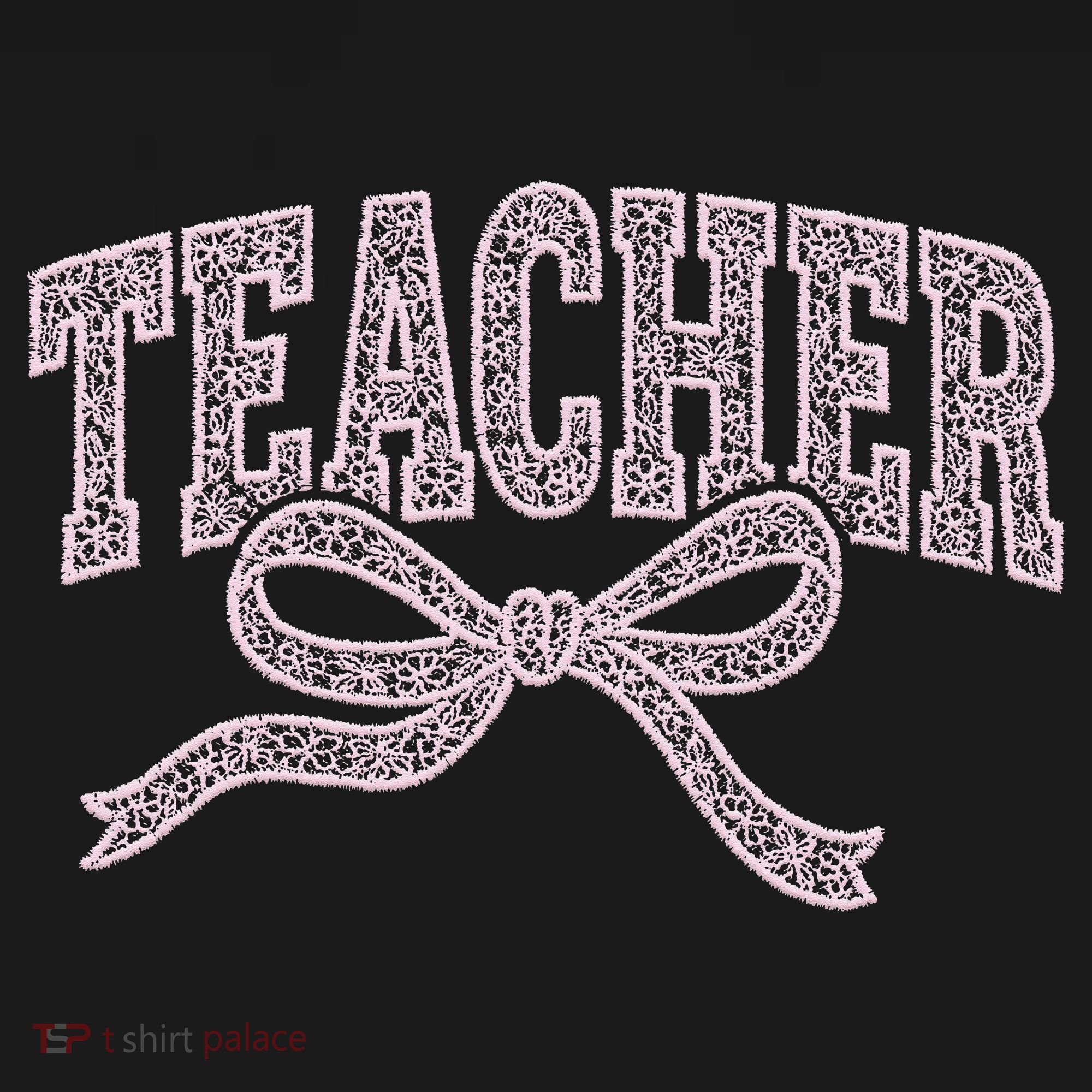 Teacher Floral Lace Coquette Teaching Teach Loves Inspire Tank Top