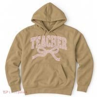 Teacher Floral Lace Coquette Teaching Teach Loves Inspire Hoodie thumb 0