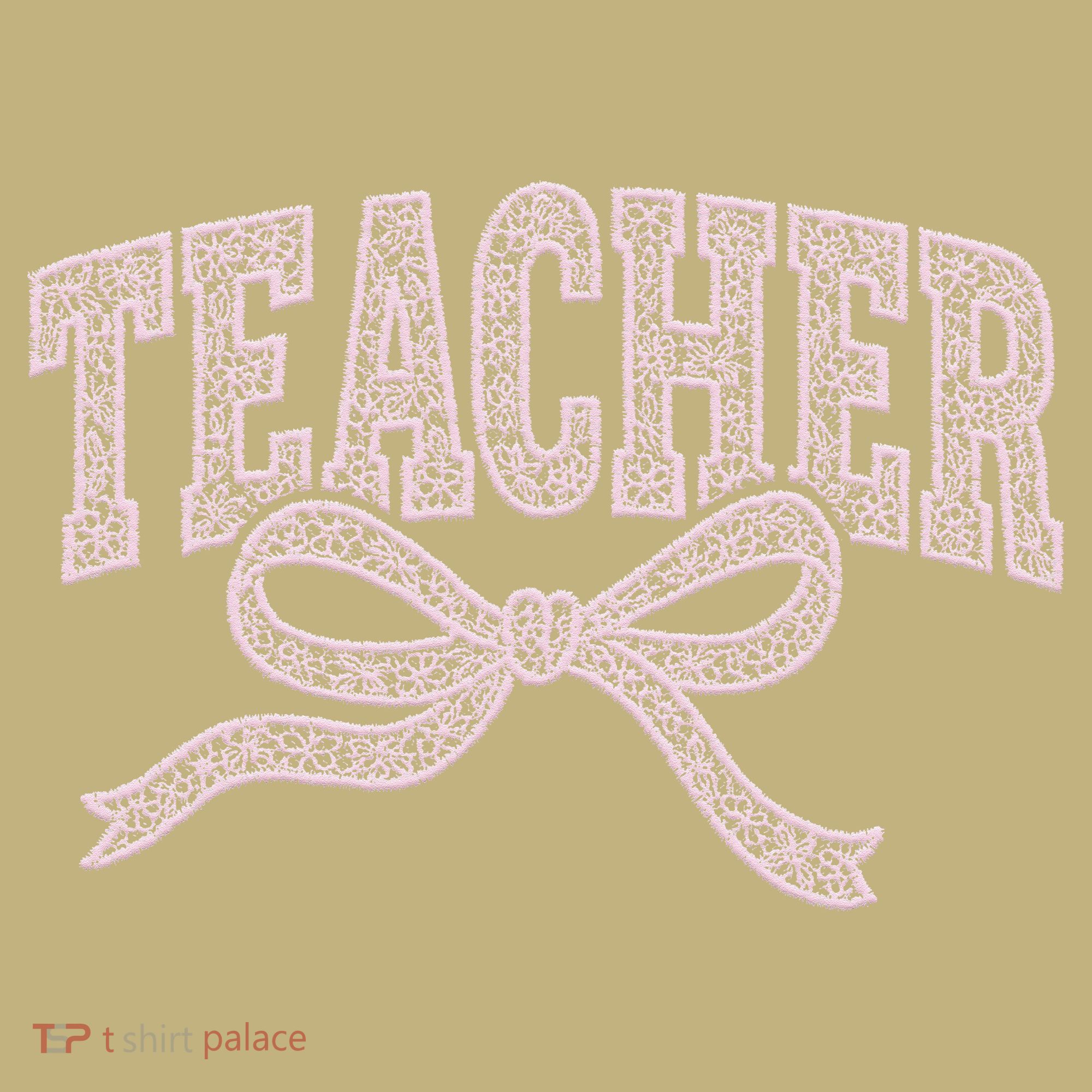 Teacher Floral Lace Coquette Teaching Teach Loves Inspire Sweatshirt