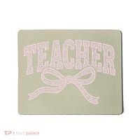 Teacher Floral Lace Coquette Teaching Teach Loves Inspire Mousepad thumb 0