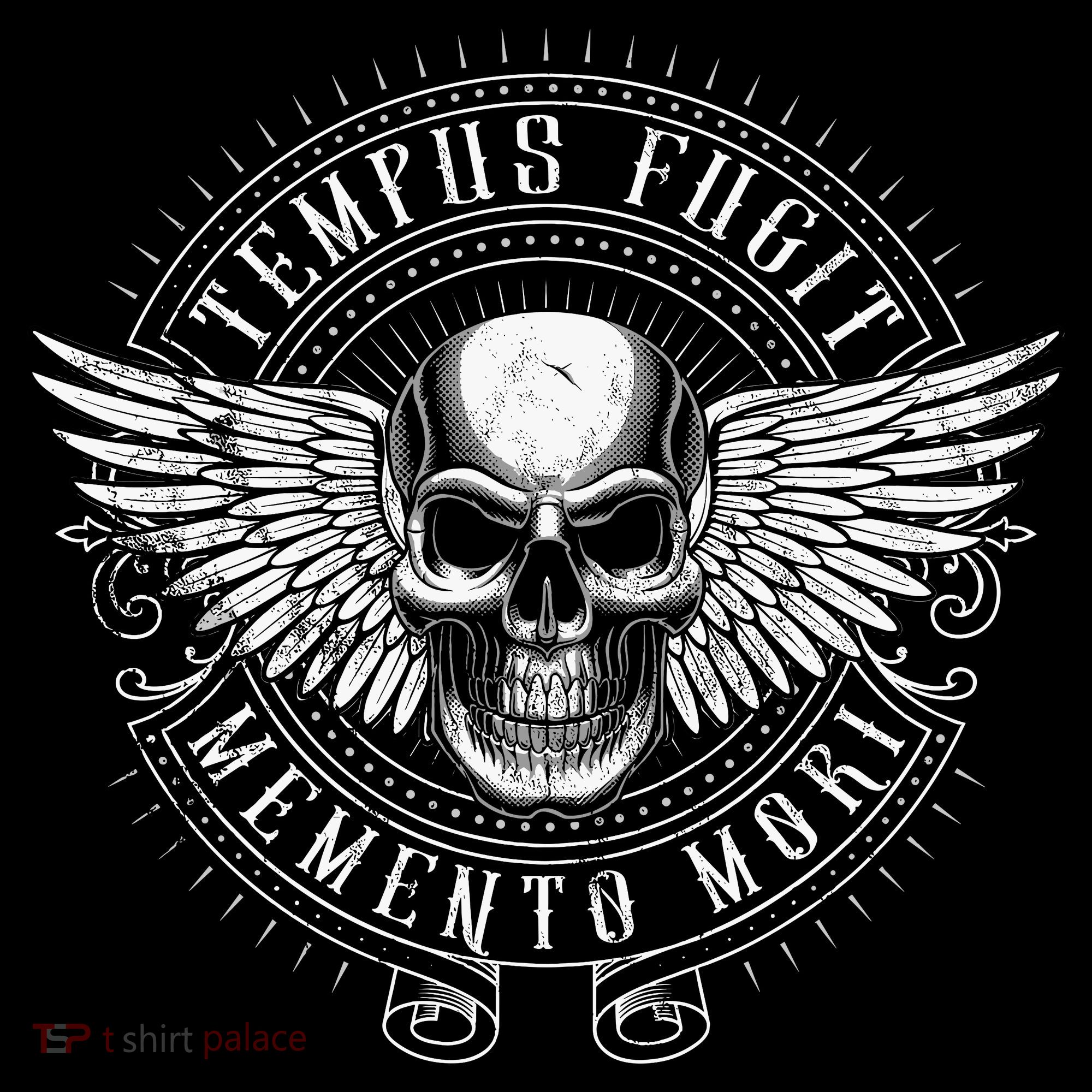 Tempus Fugit Memento Mori Latin Phrase Coffee Mug