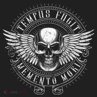 Tempus Fugit Memento Mori Latin Phrase Tumbler thumb 3