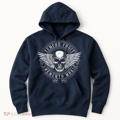 Tempus Fugit Memento Mori Latin Phrase Hoodie