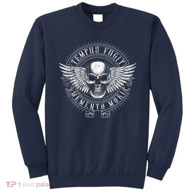 Tempus Fugit Memento Mori Latin Phrase Sweatshirt
