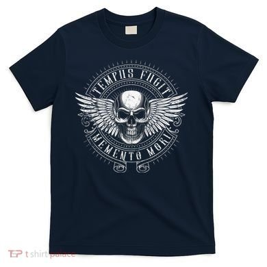 Tempus Fugit Memento Mori Latin Phrase T-Shirt