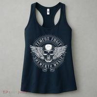 Tempus Fugit Memento Mori Latin Phrase Women's Tank Top thumb 3