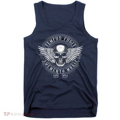 Tempus Fugit Memento Mori Latin Phrase Tank Top