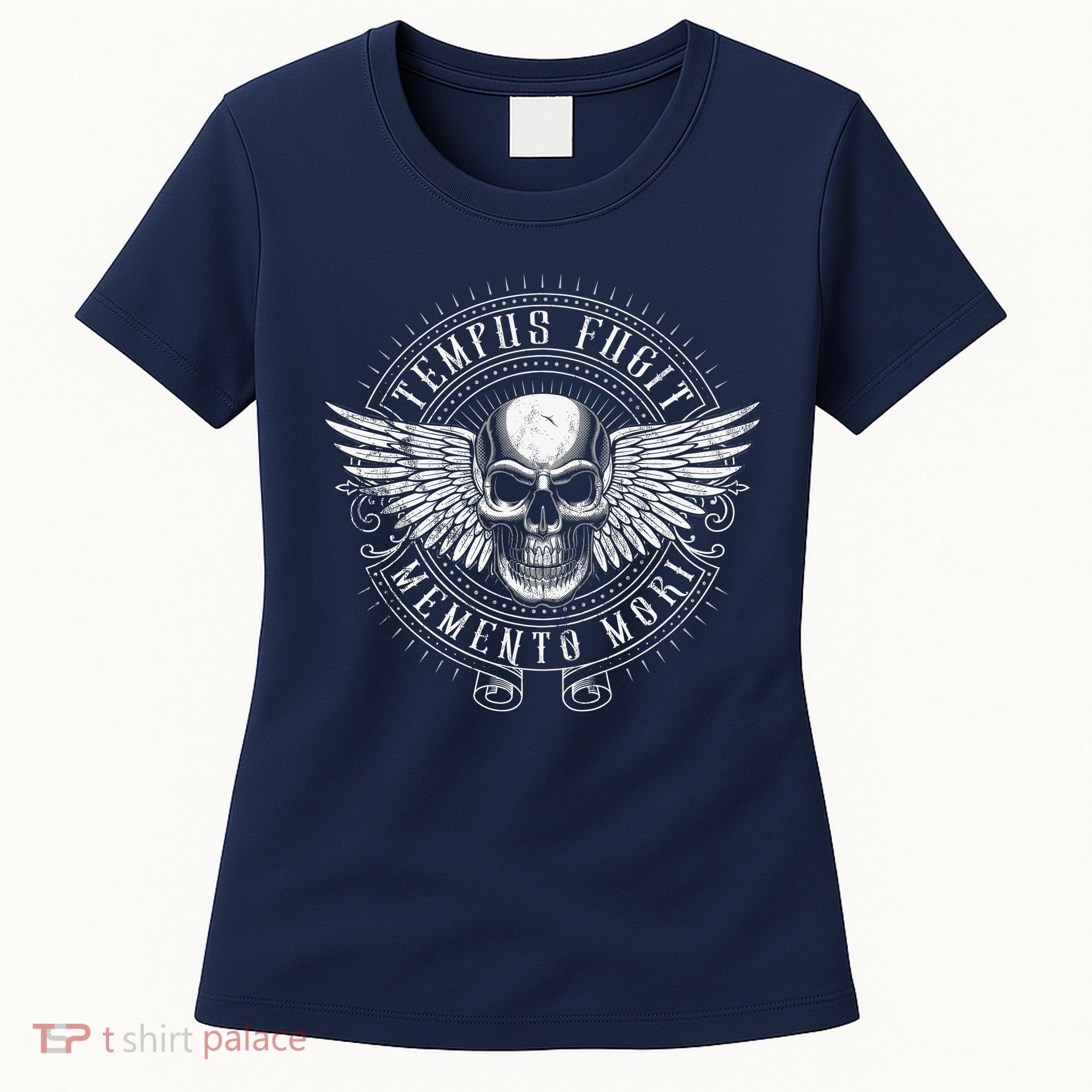 Tempus Fugit Memento Mori Latin Phrase Women's T-Shirt