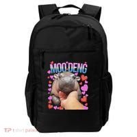 The Famous Moo Deng Pygmy Baby Hippo Moo Deng Cute Moodeng Backpack thumb 0