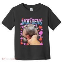 The Famous Moo Deng Pygmy Baby Hippo Moo Deng Cute Moodeng Toddler T-Shirt thumb 0