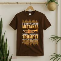 Trumpet Funny Musician Band Player Trumpeter Gift T-Shirt thumb 2