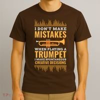 Trumpet Funny Musician Band Player Trumpeter Gift T-Shirt thumb 3
