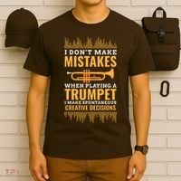 Trumpet Funny Musician Band Player Trumpeter Gift T-Shirt thumb 6