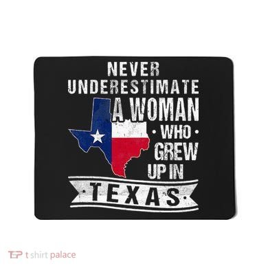 Texas Flag Map Vintage Texas Mousepad