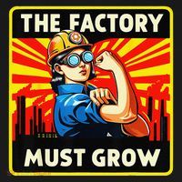 The Factory Must Grow Women's Hoodie thumb 2