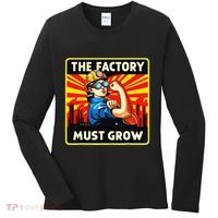 The Factory Must Grow Women's Long Sleeve Shirt thumb 0