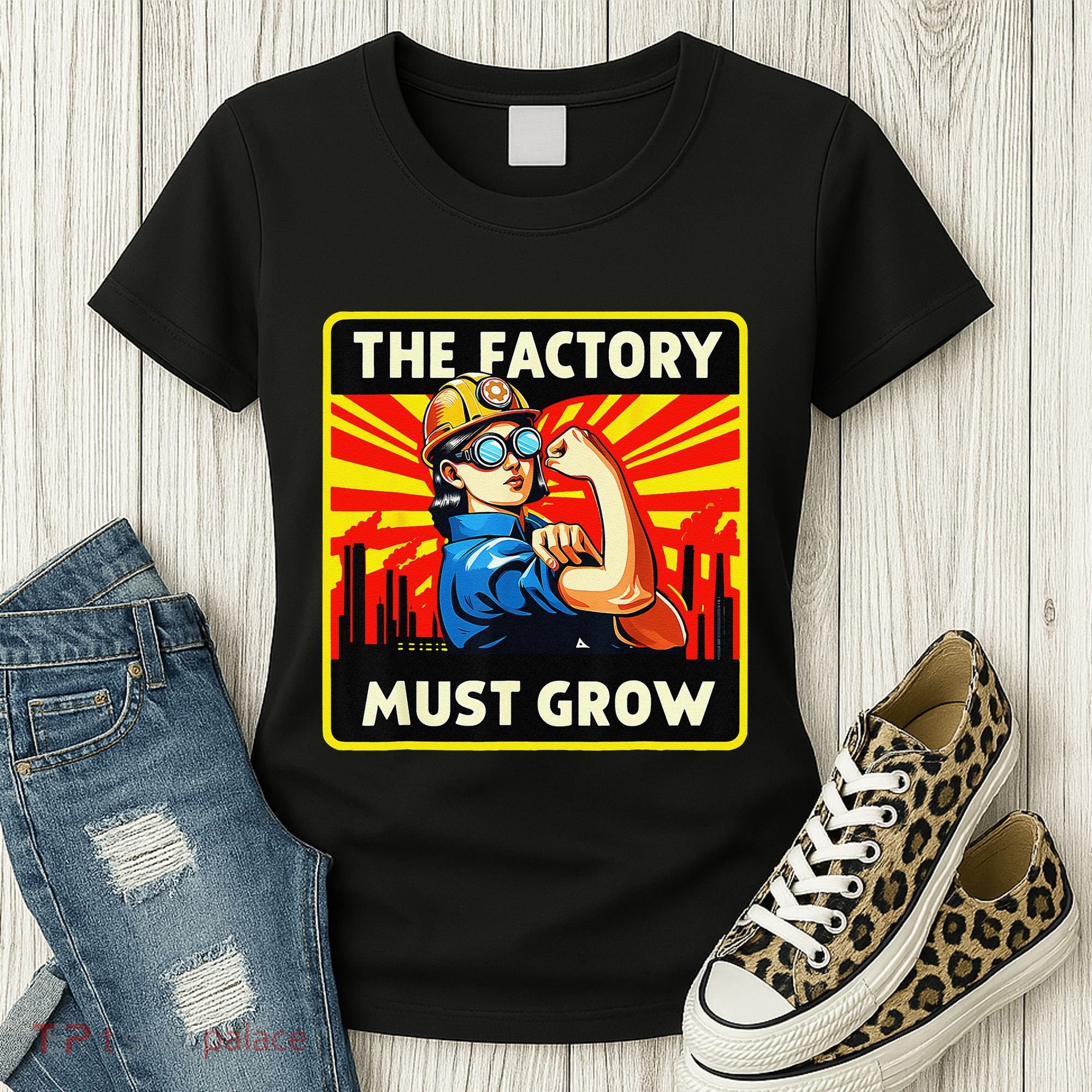 The Factory Must Grow Women's T-Shirt