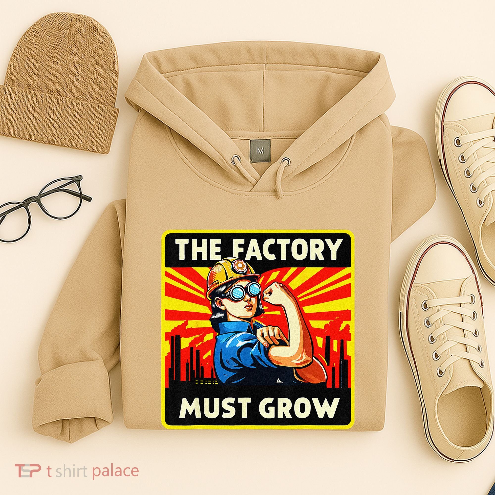 The Factory Must Grow Hoodie