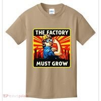 The Factory Must Grow Kids T-Shirt thumb 0