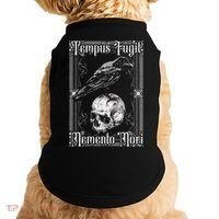 Tempus Fugit Memento Mori Latin Saying Doggie Tank thumb 0