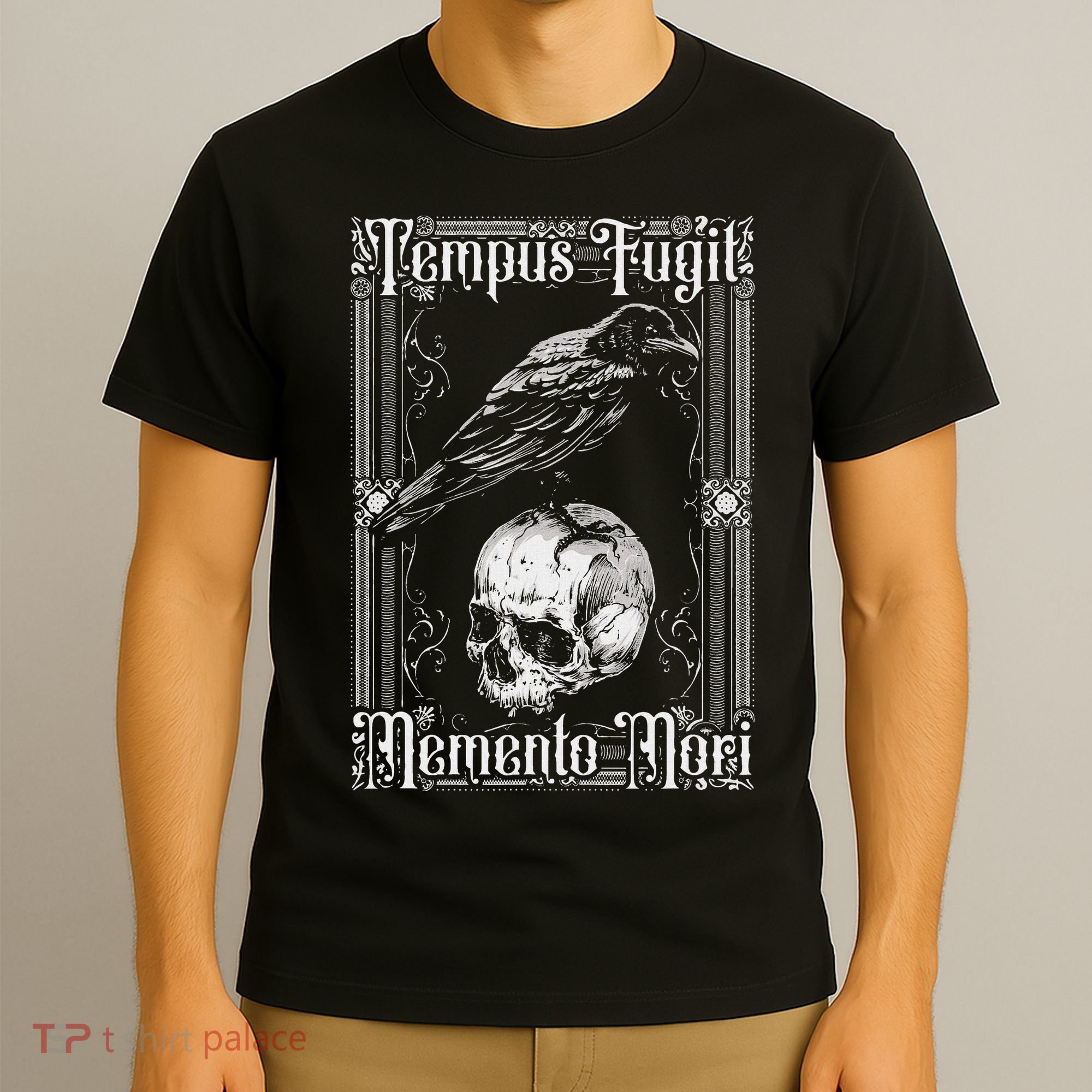Tempus Fugit Memento Mori Latin Saying T-Shirt