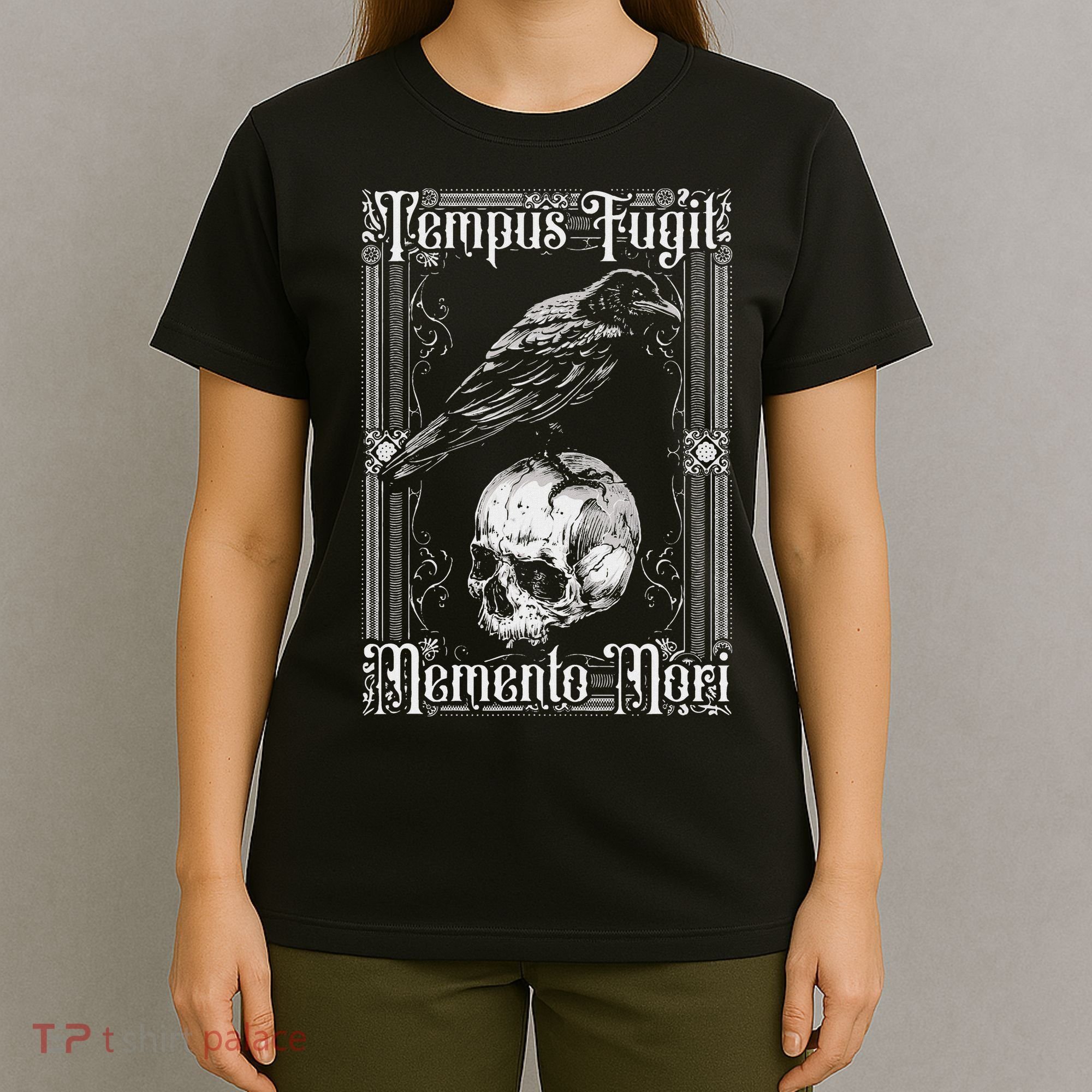 Tempus Fugit Memento Mori Latin Saying T-Shirt