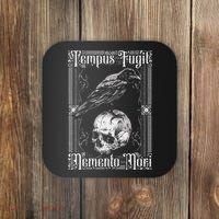 Tempus Fugit Memento Mori Latin Saying Coaster thumb 0