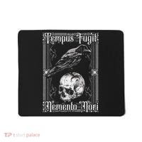Tempus Fugit Memento Mori Latin Saying Mousepad thumb 0