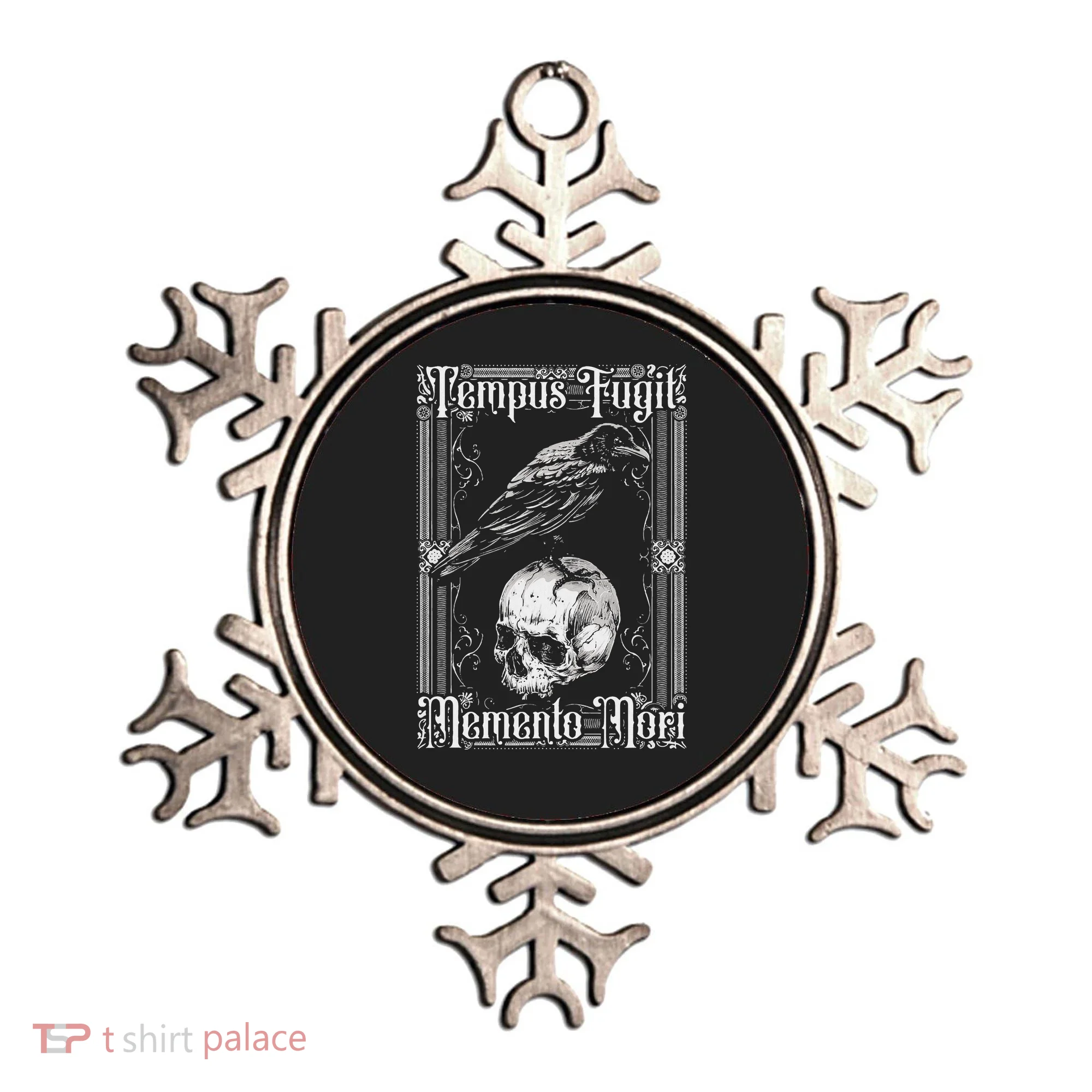 Tempus Fugit Memento Mori Latin Saying Ornament