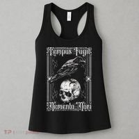 Tempus Fugit Memento Mori Latin Saying Women's Tank Top thumb 3