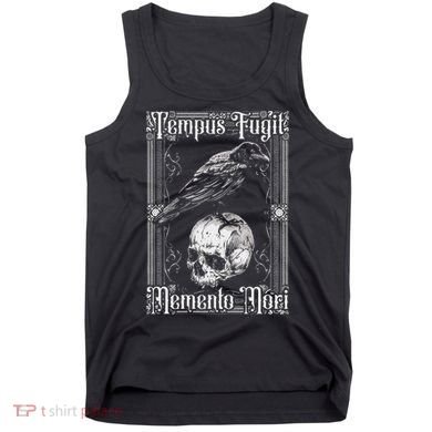 Tempus Fugit Memento Mori Latin Saying Tank Top