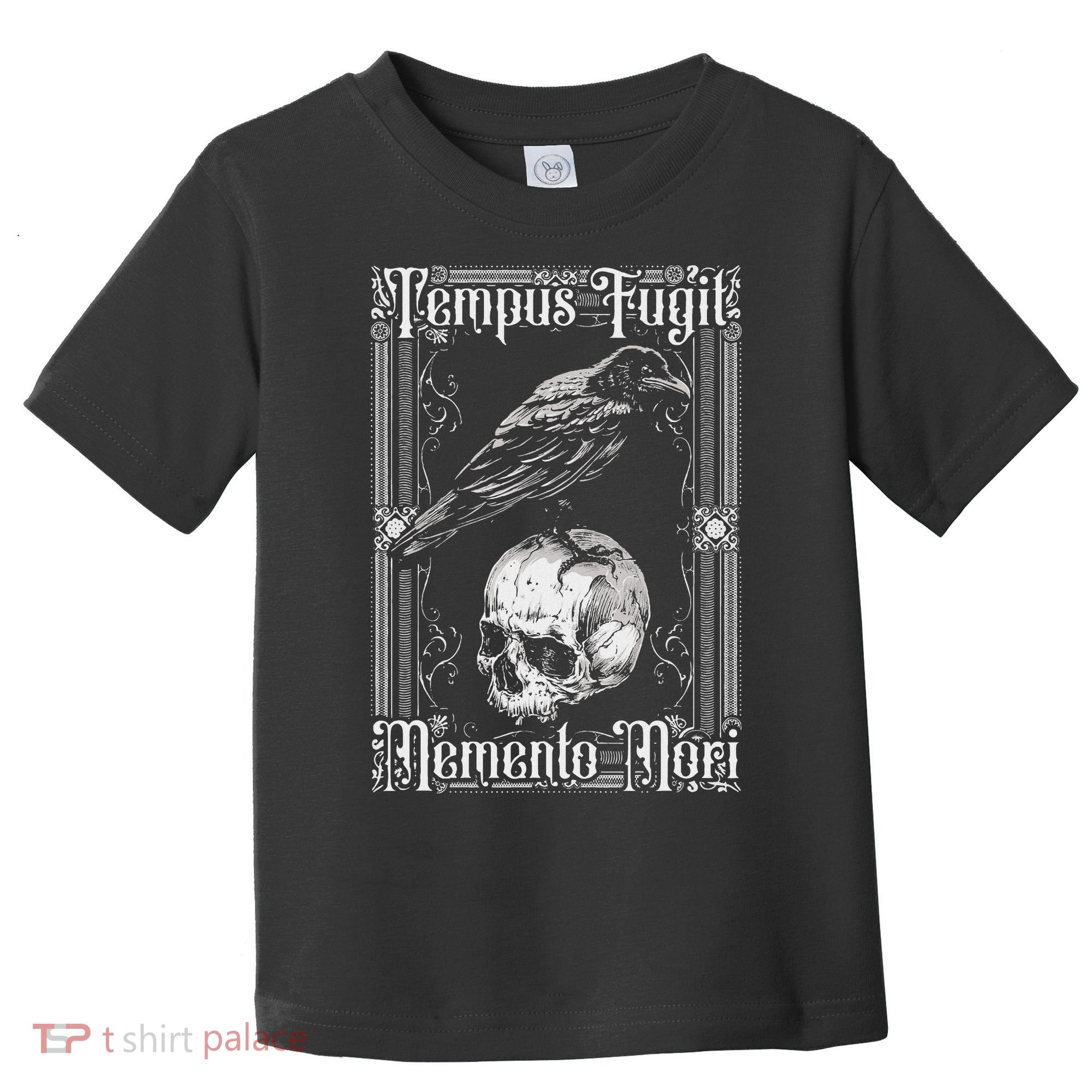Tempus Fugit Memento Mori Latin Saying Toddler T-Shirt