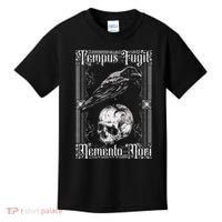 Tempus Fugit Memento Mori Latin Saying Kids T-Shirt thumb 0