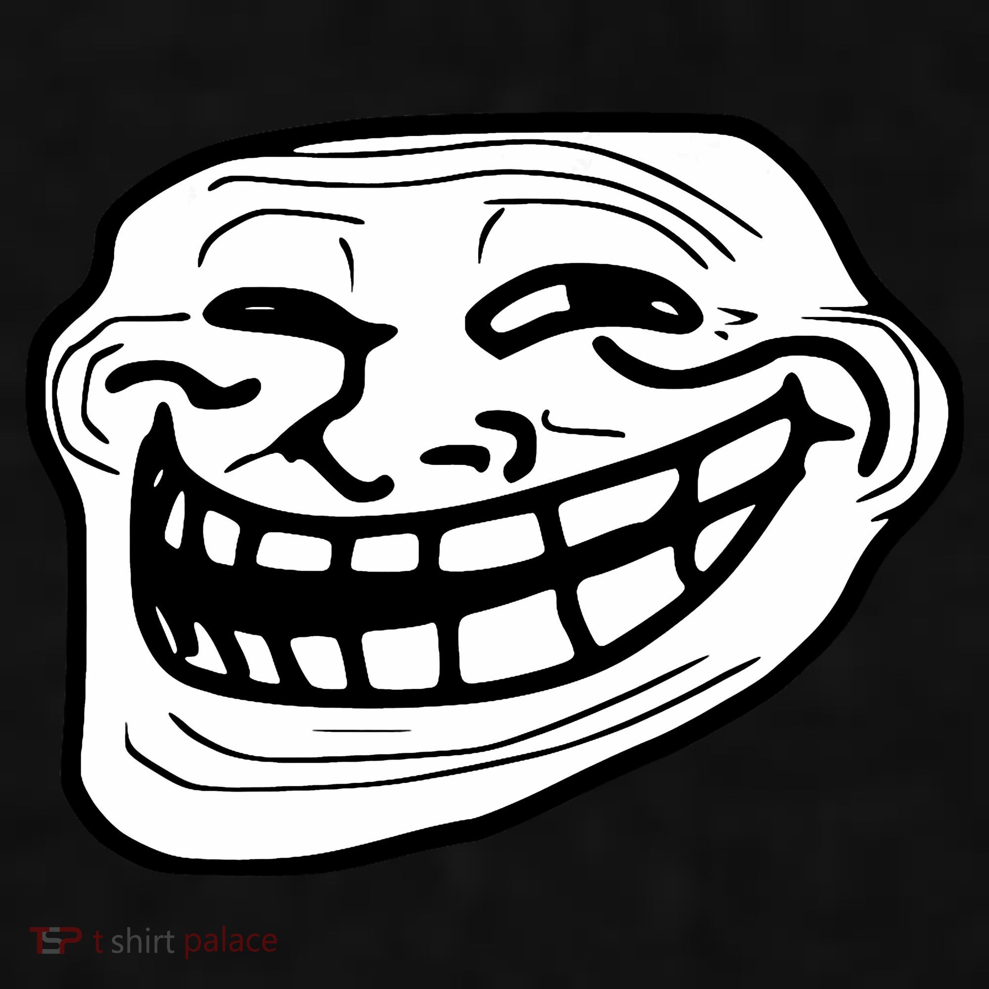 Troll Face Meme Funny Dank Meme Troll Face Ladies PosiCharge Tri-Blend Wicking Tank