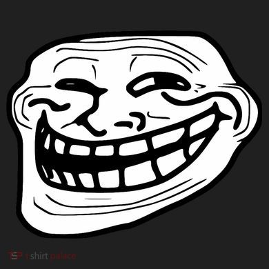 Troll Face Meme Funny Dank Meme Troll Face Comfort Colors Boxy T-Shirt