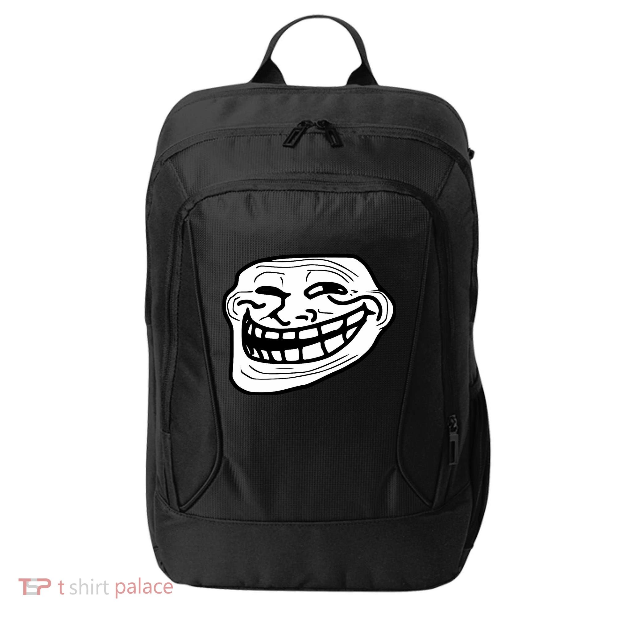 Troll Face Meme Funny Dank Meme Troll Face City Backpack