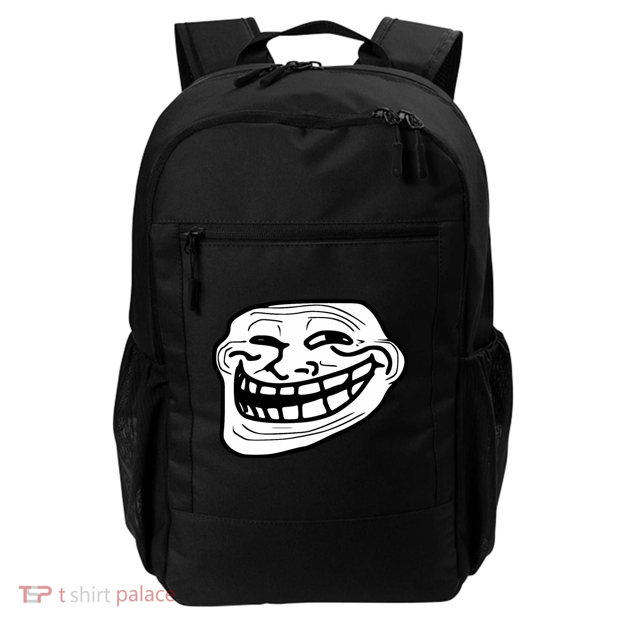 Troll Face Meme Funny Dank Meme Troll Face Backpack
