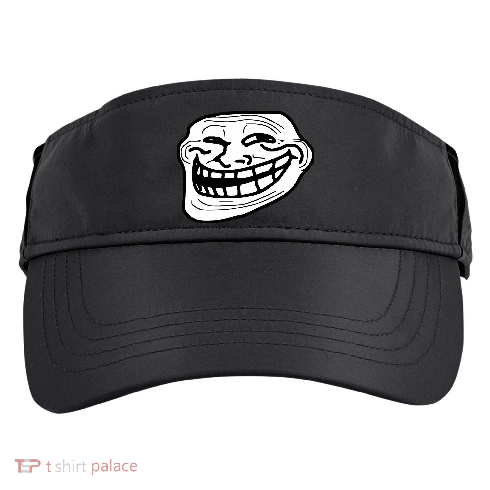 Troll Face Meme Funny Dank Meme Troll Face Adult Drive Performance Visor