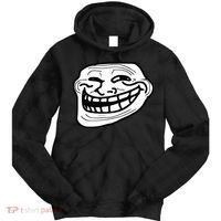 Troll Face Meme Funny Dank Meme Troll Face Tie Dye Hoodie thumb 0