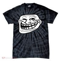 Troll Face Meme Funny Dank Meme Troll Face Tie-Dye T-Shirt thumb 0