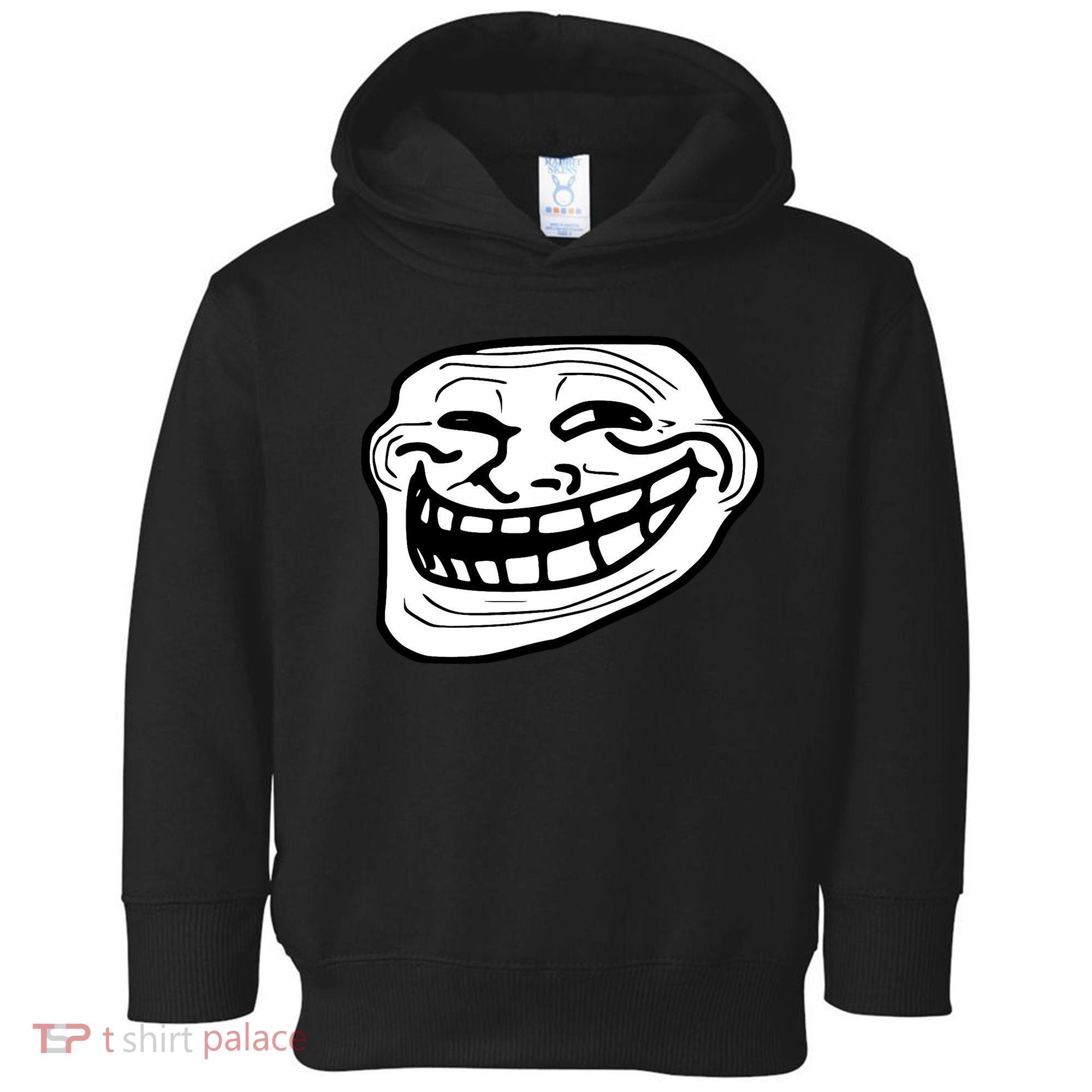 Troll Face Meme Funny Dank Meme Troll Face Toddler Hoodie