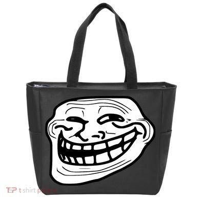 Troll Face Meme Funny Dank Meme Troll Face Tote Bag