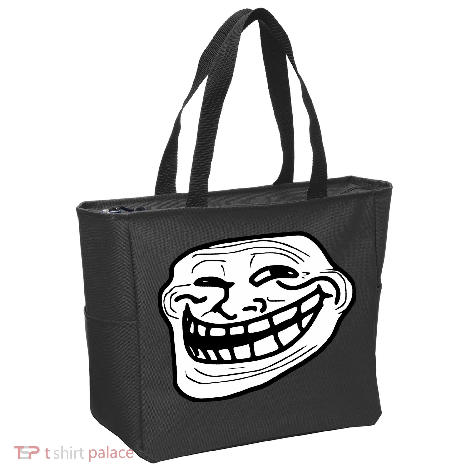 Troll Face Meme Funny Dank Meme Troll Face Tote Bag